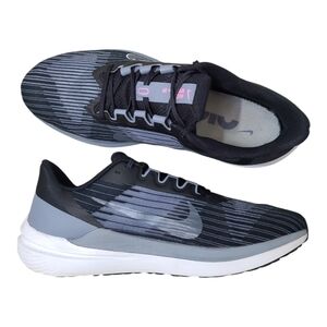 Nike Air Zoom Winflo 9 Black White Ashen Slate Grey DD6203-008 Size 13